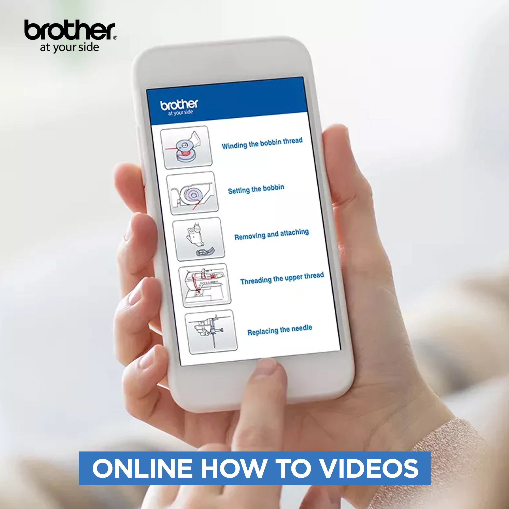 Traditional Metal Chassis Electric Sewing Machines Featuring 37 Built-In Stitch Selections For Convenient And Versatile Sewing | GS3700 White/Blue/Silver