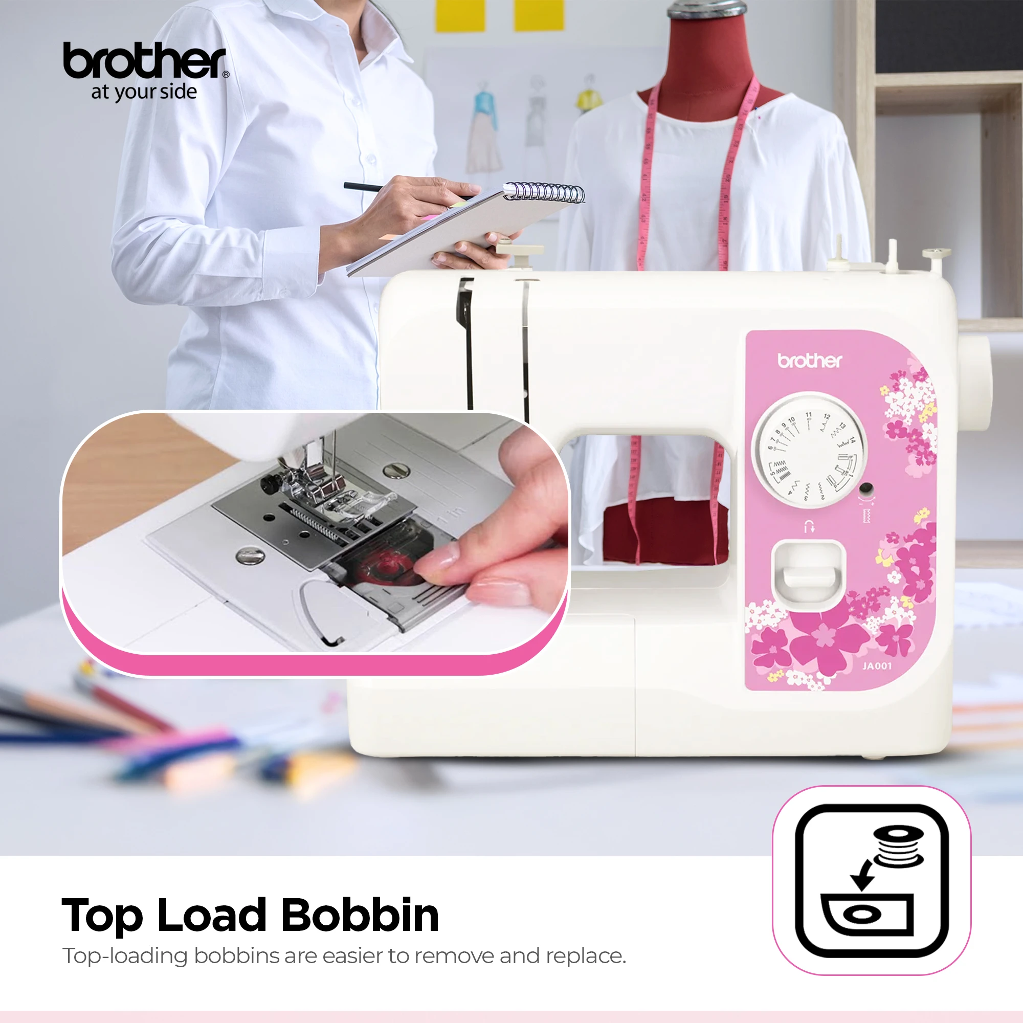 Compact Electric Sewing Machine Easy To Use Sewing And Mending Machine