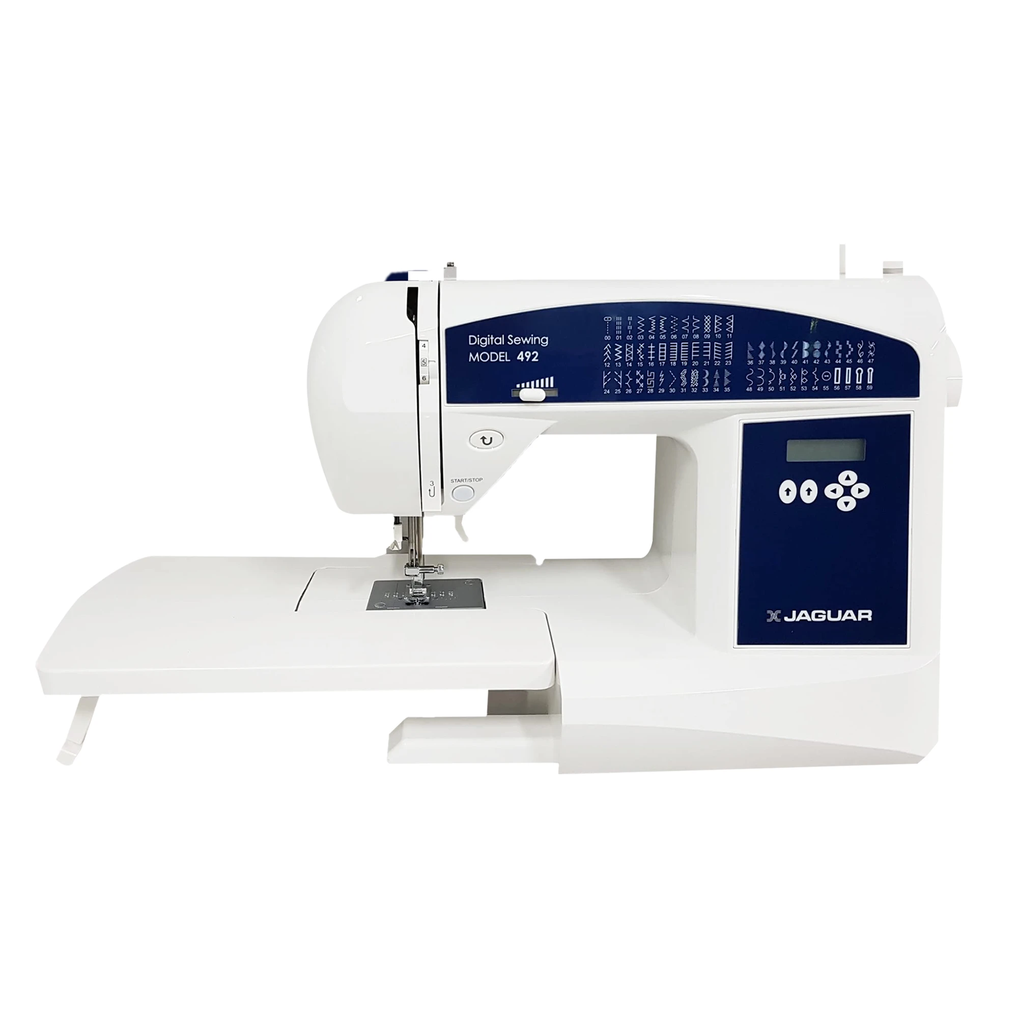 Jaguar CV Series 492 Computerized Sewing Machine with Extra Large Table