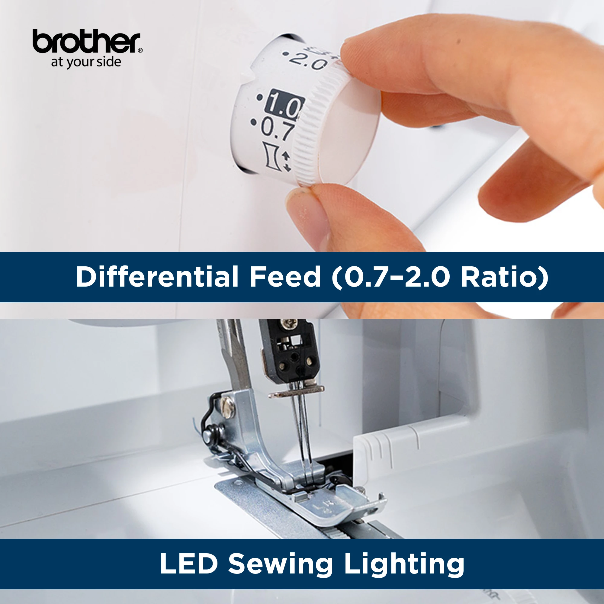 Electric Overlocker Sewing Machine Ideal For Seams And Hems