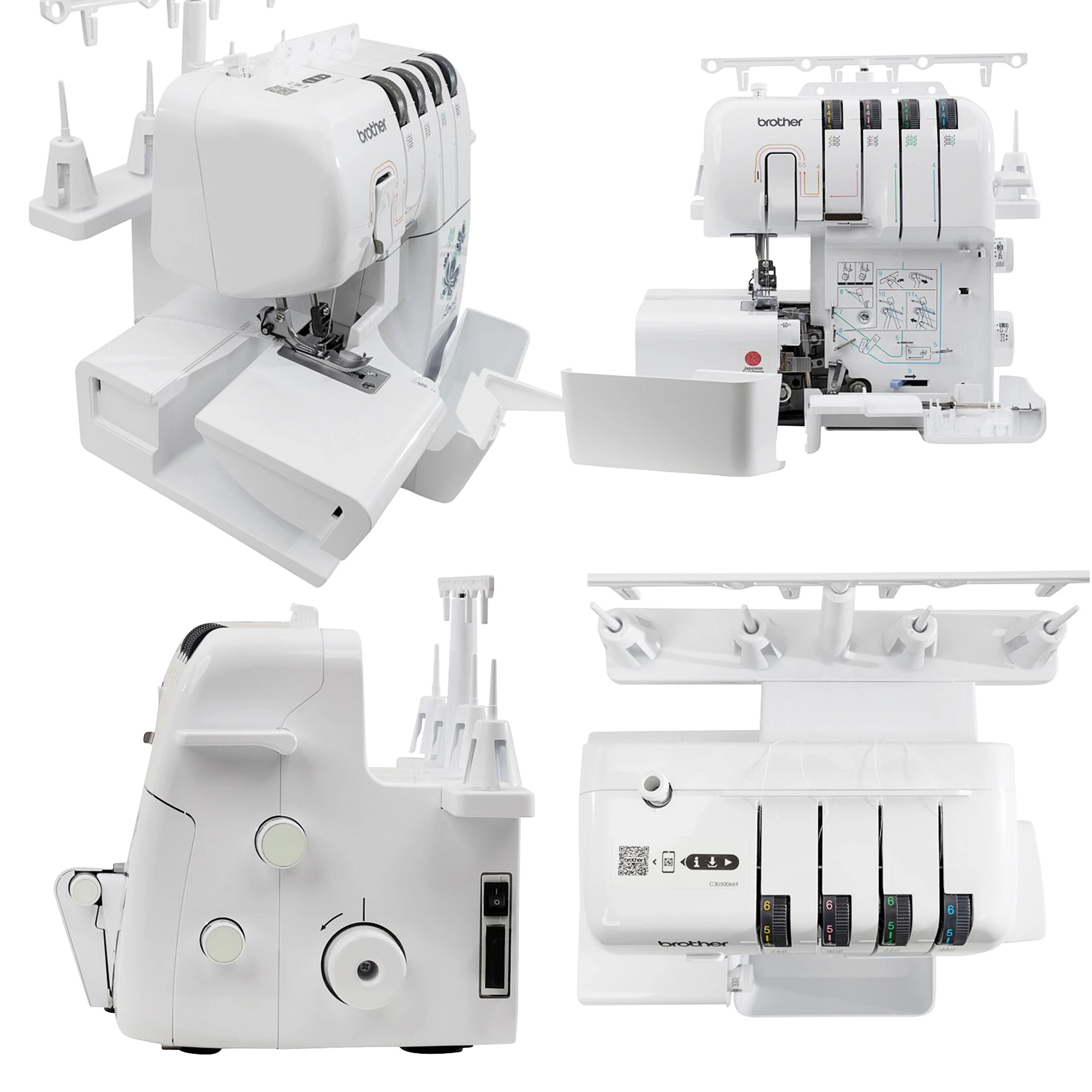 Electric Overlocker Sewing Machine Ideal For Seams And Hems