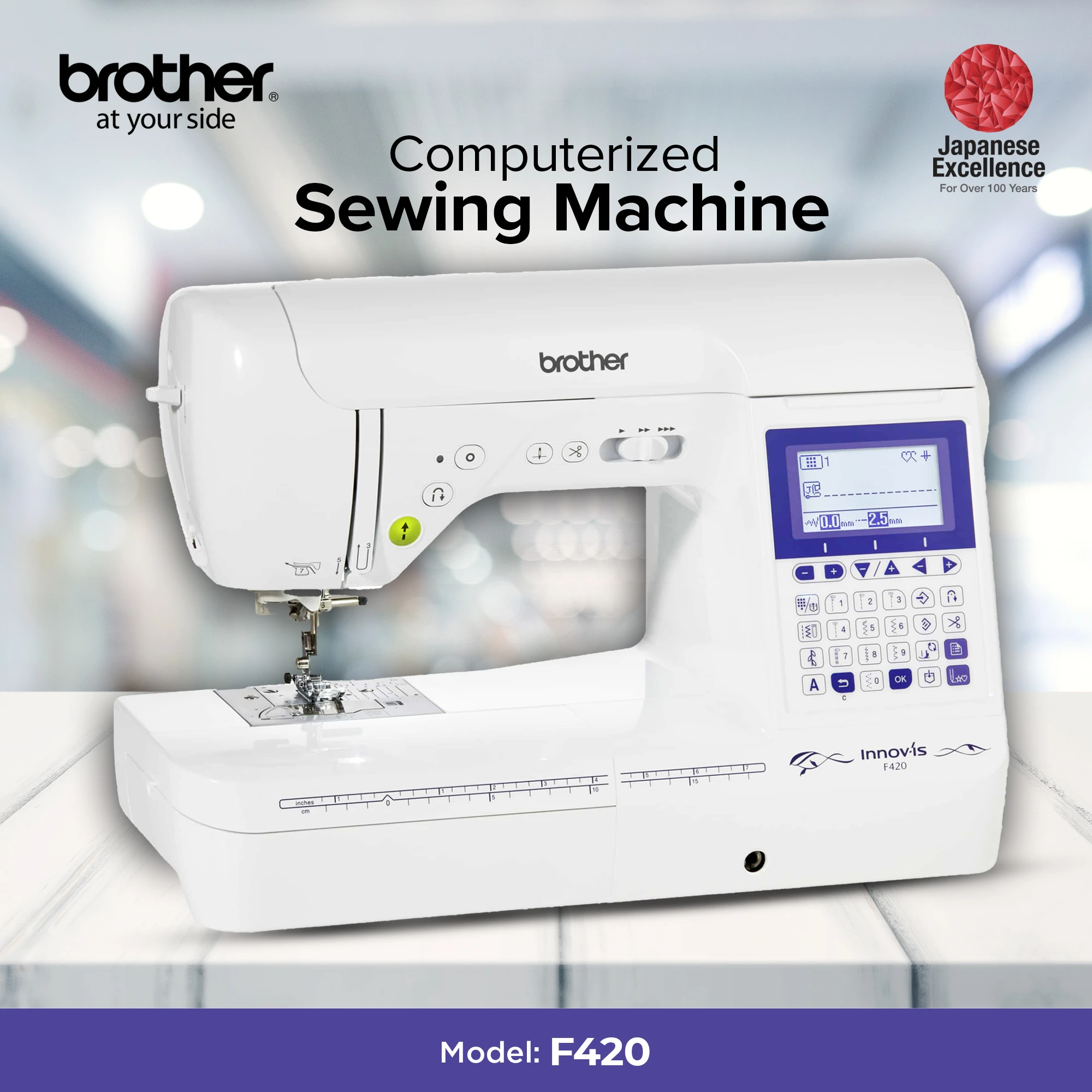 Brother Innov-is F420 Computerized Sewing & Quilting Machine