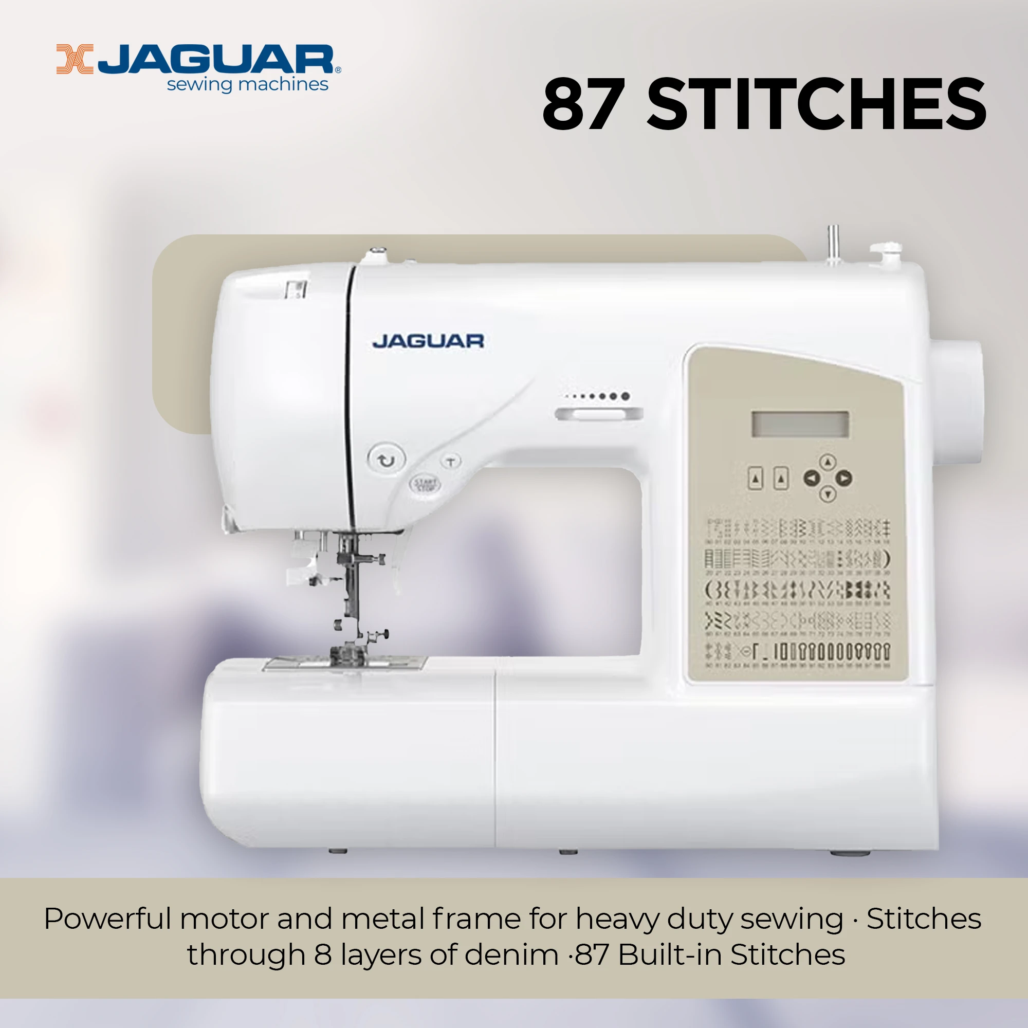Digital Sewing Machine DQS 402 White/Grey