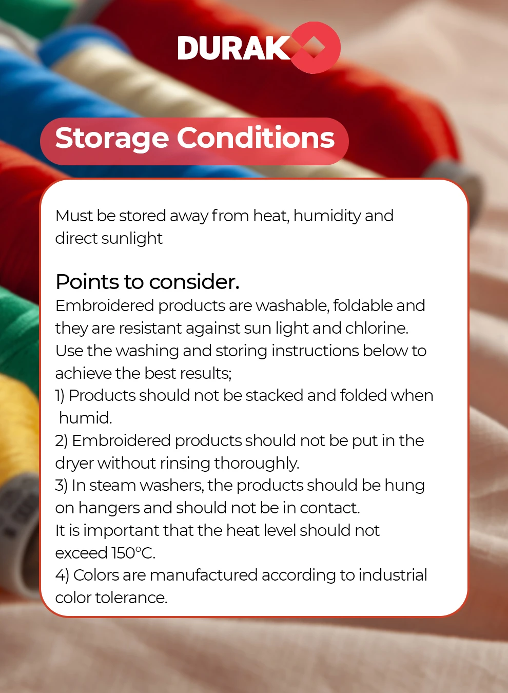 2 piece combo Durak Poly-Soft Trilobal Polyester Embroidery Thread