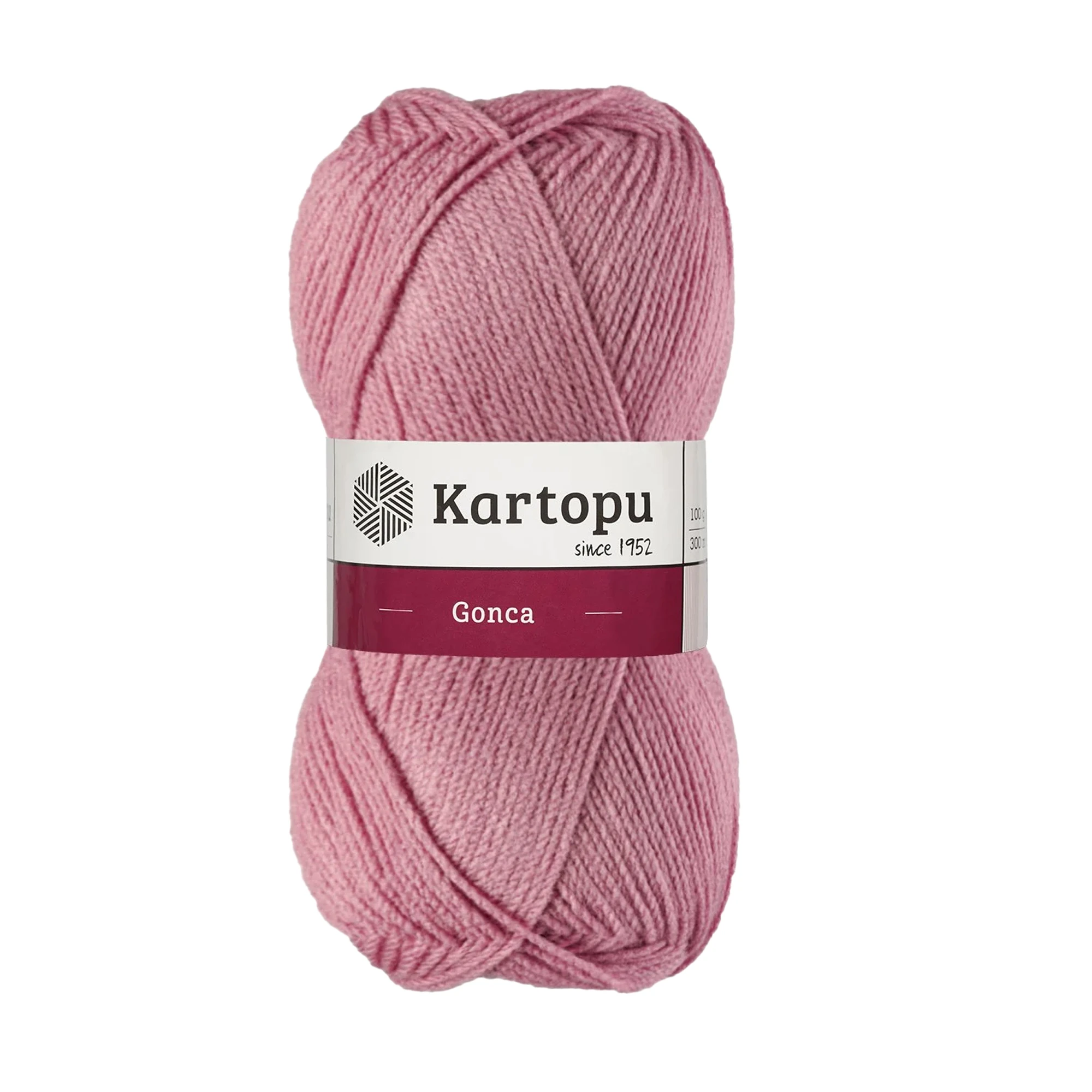 Kartopu K1763 Gonca Yarn â€“ 100g Soft Acrylic, 300m â€“ Dried Rose | Perfect for Embroidery, Crochet & Knitting