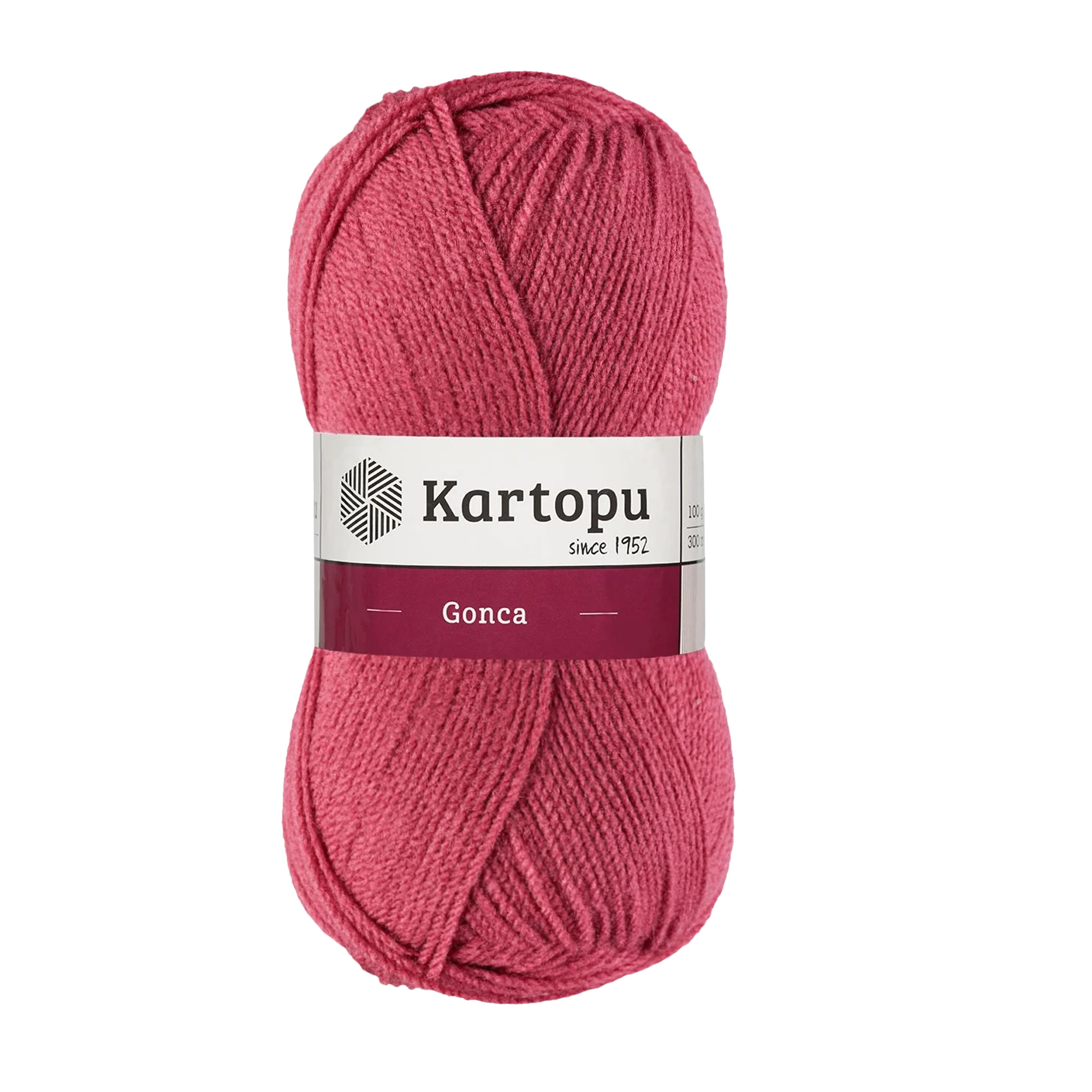 Kartopu K760 Gonca Knitting Yarn â€“ 100 g, 300 Meter Length (Bougainvillea)