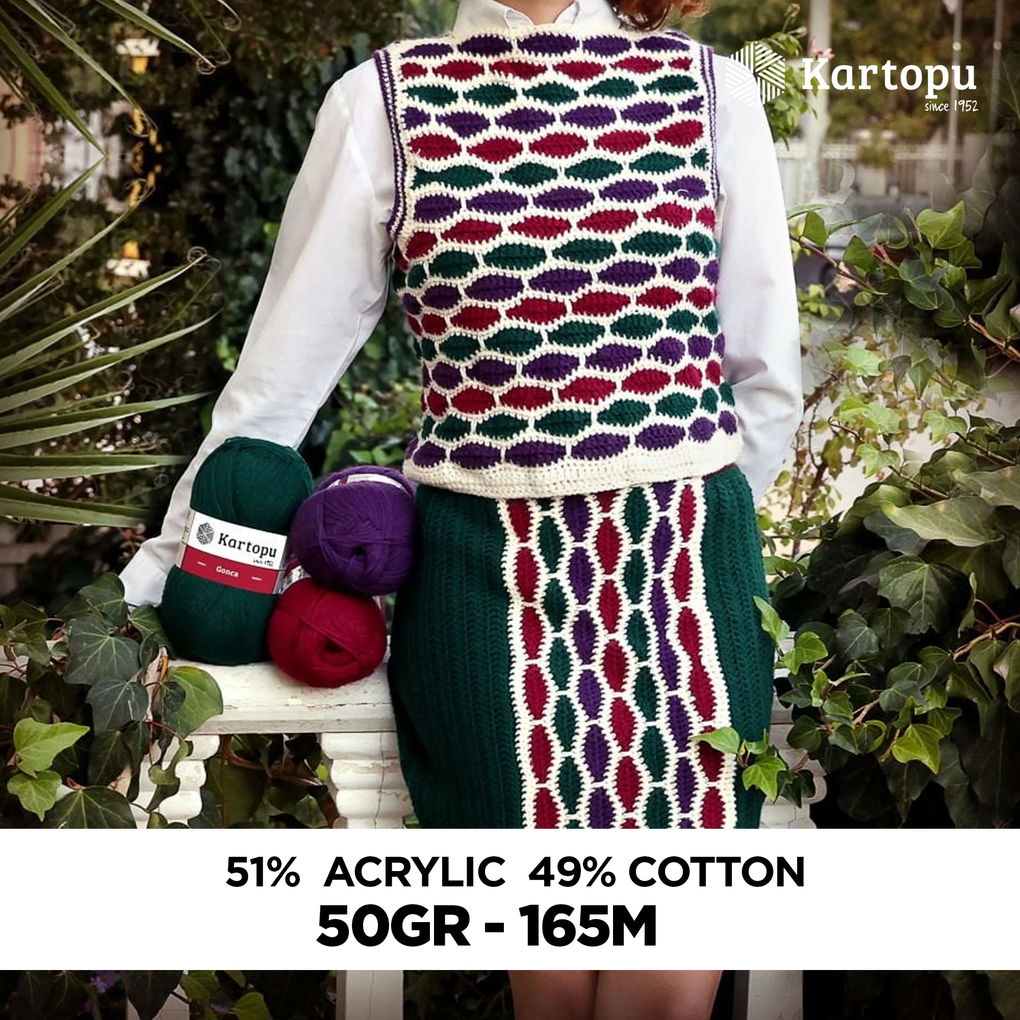 Kartopu K234 Amigurumi Knitting Yarn â€“ 50 g, 165 Meter Length