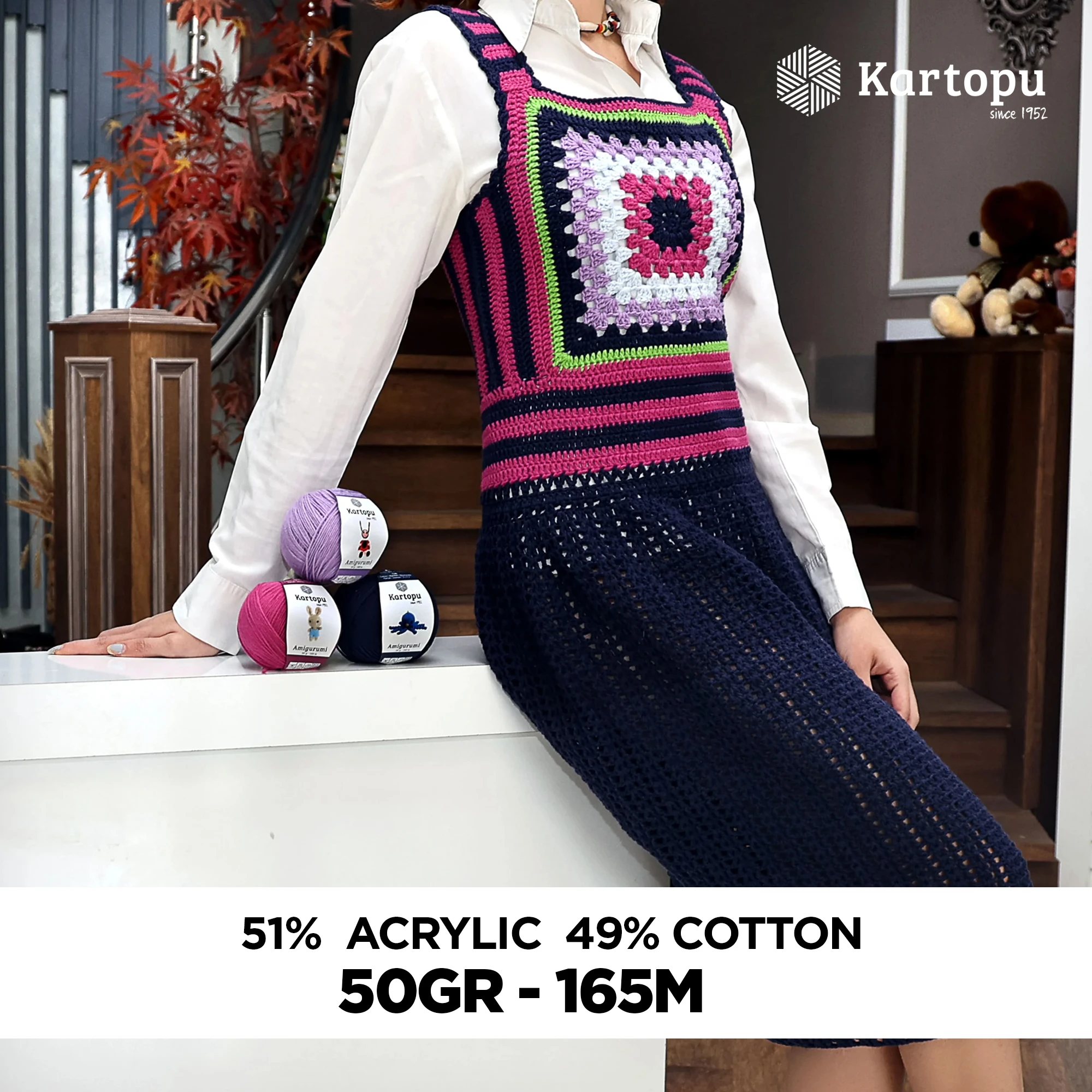 Kartopu K699 Amigurumi Knitting Yarn â€“ 50g, 165m